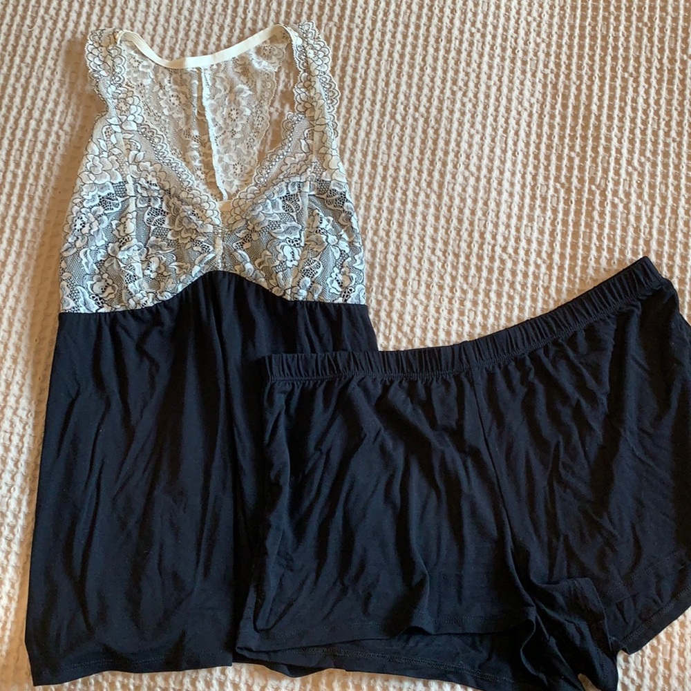 Adore me • lace lingerie pajama set